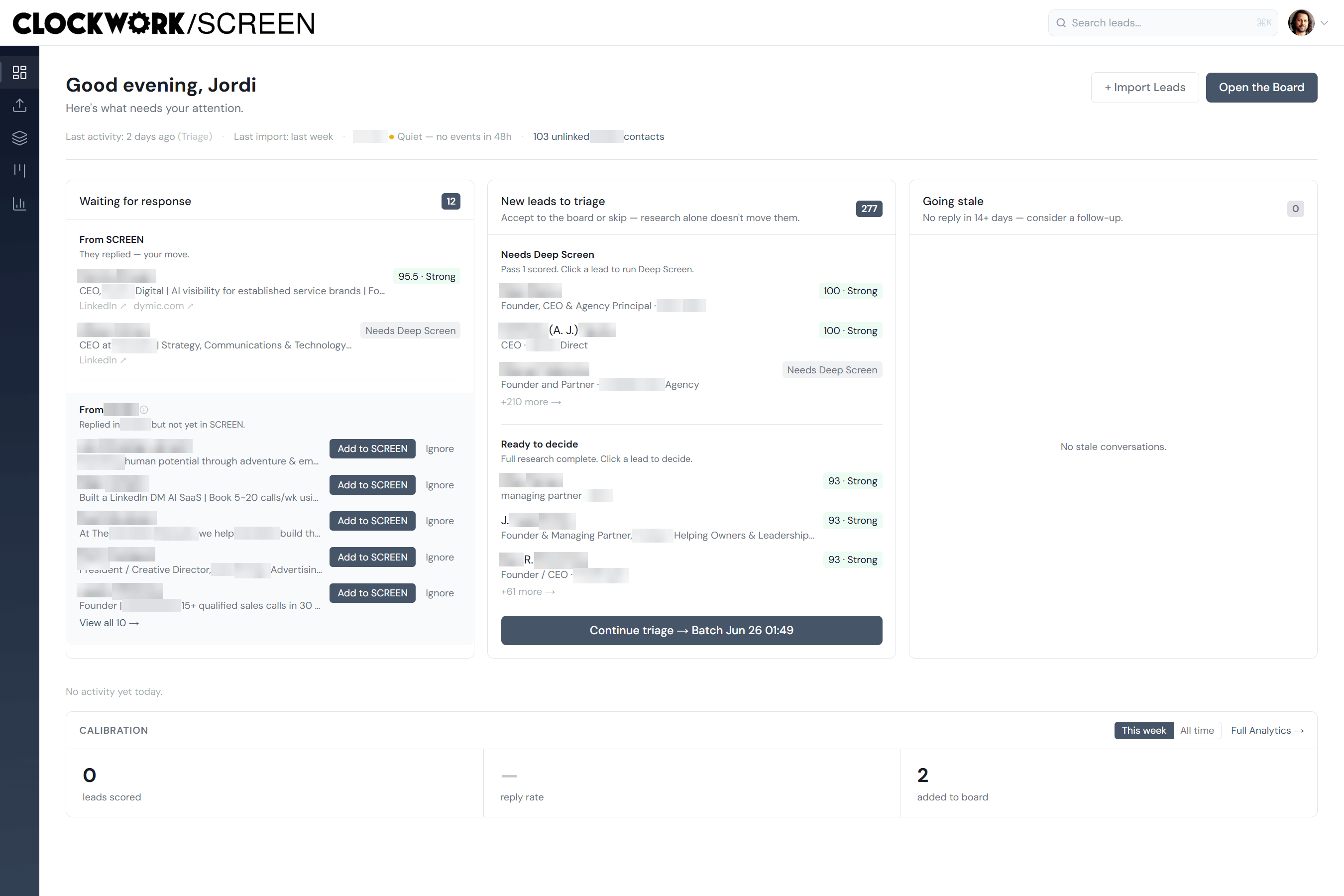 AI Screening Platform - Screenshot 1