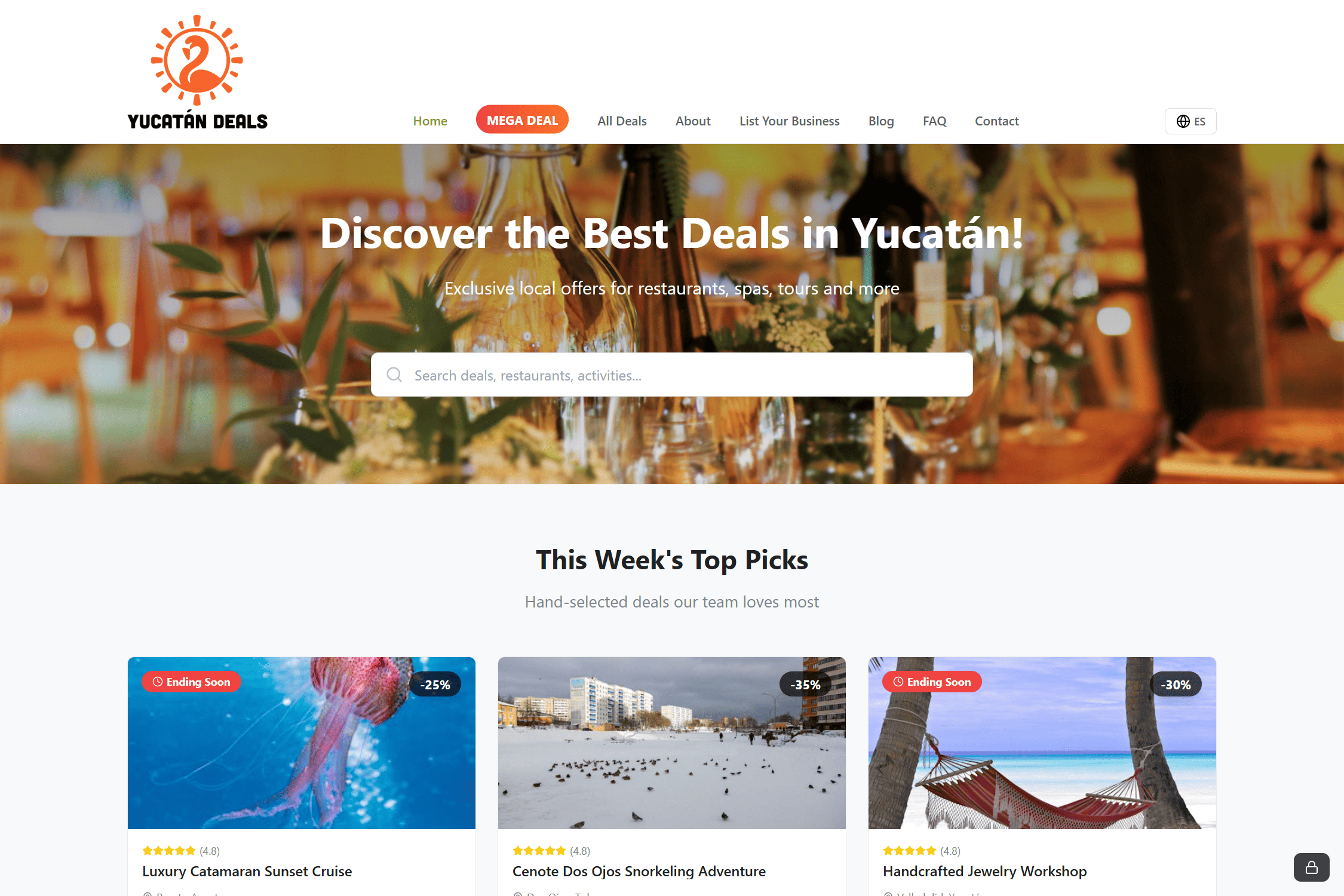 Yucatán Deals - Screenshot 1